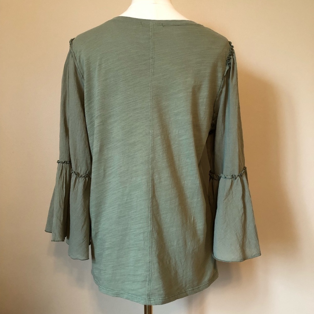 Bordeaux Woman’s Green Top Size L - Picture 2 of 9